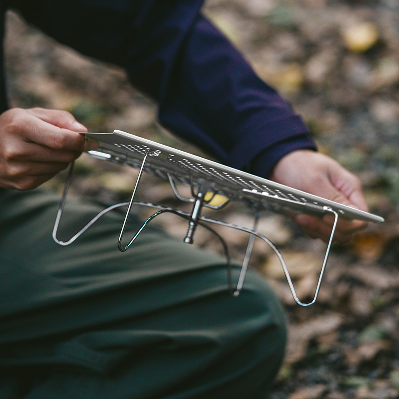 Naturehike ultraľahký skladací stolík X01 MINI - 300g - čierny